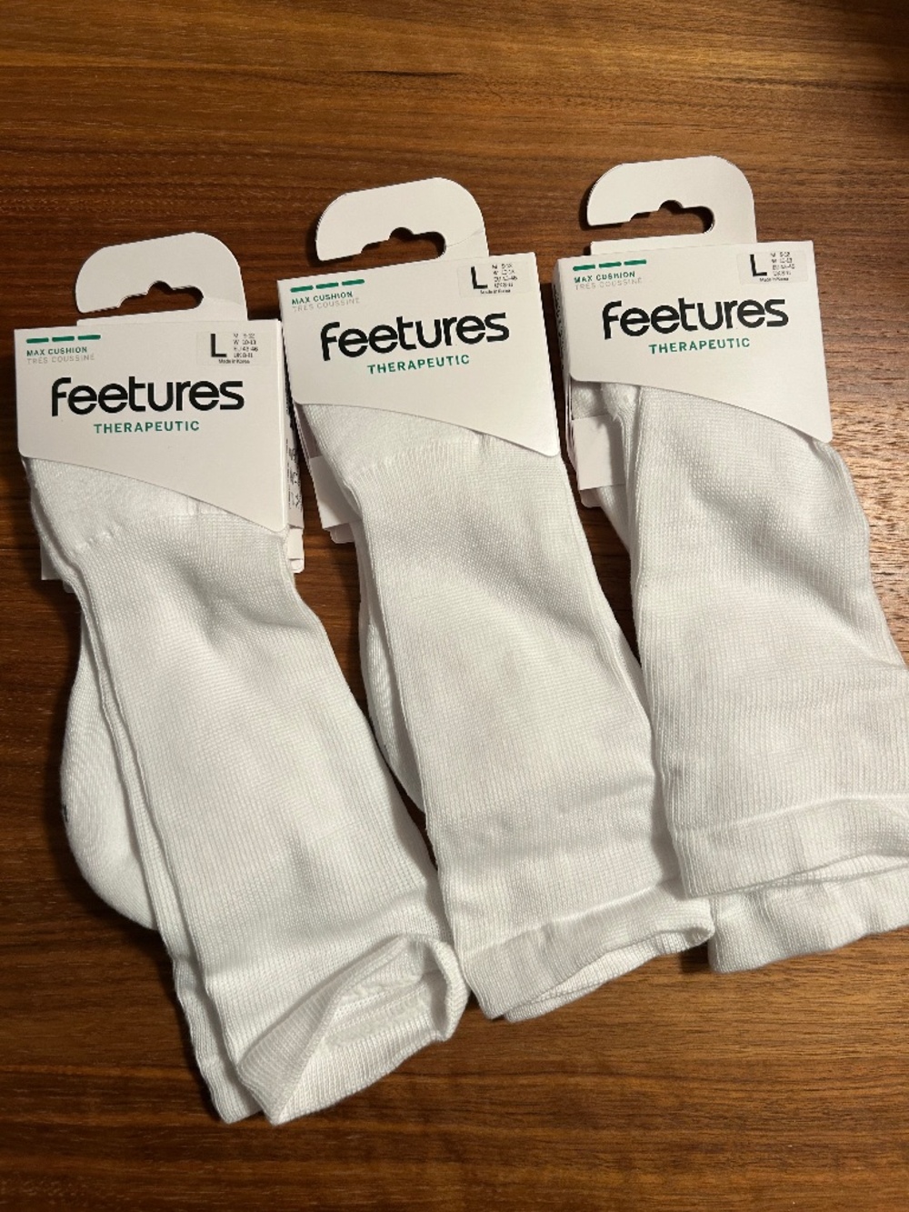 THERAPEUTIC Max Cushion Crew Sock 3 Pack Cushioned comfort